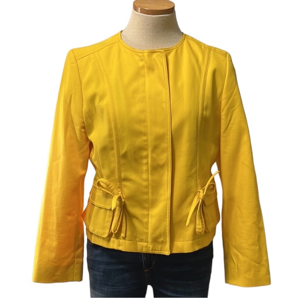 Burberry London Evening Jacket, Yellow, size 12 - Picture 3 of 15